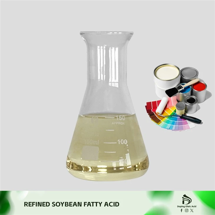 Hydrolyzation Distilled Industrial Grade Soya Fatty Acid Cas112-80-1 China Supplier