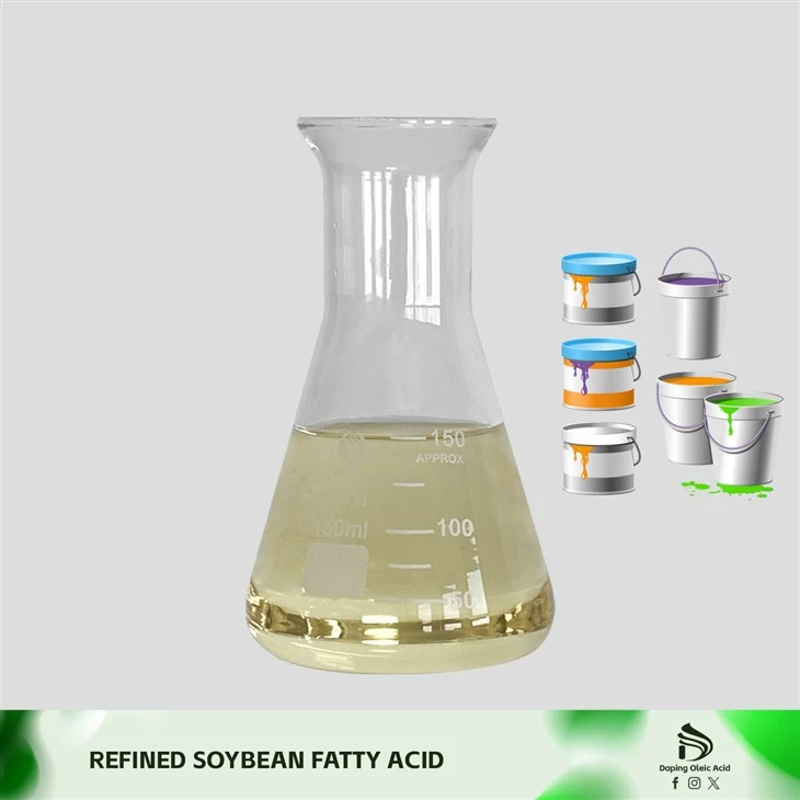 Hydrolyzation Distilled Industrial Grade Soya Fatty Acid Cas112-80-1 China Supplier